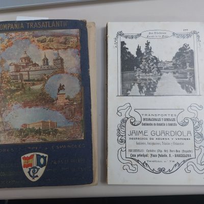 Vapores Correos Españoles. Libro de información para pasajeros. Siglo XX