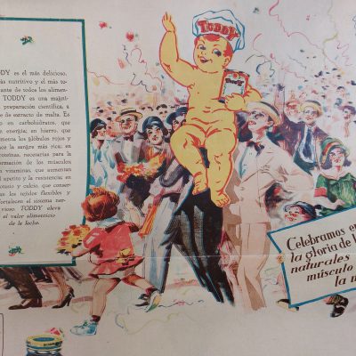 Publicidad antigua Siglo XX 1931 El Triunfo de Toddy. Prensa argentina