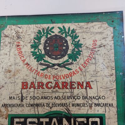 Cartel antiguo publicitario portugués Siglo XX [1950] Barcarena. Estanco